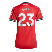Stroje piłkarskie Manchester United Luke Shaw #23 Koszulka Podstawowej dla damskie 2025-26 Krótki Rękaw